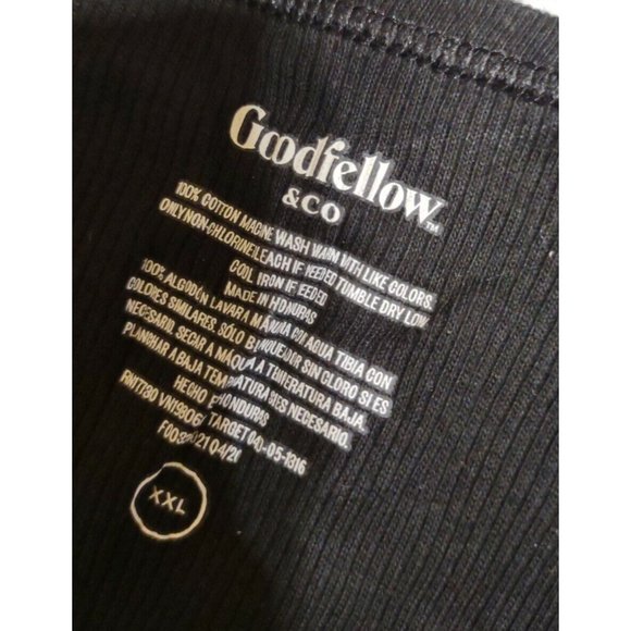 Mens Goodfellow Black XXL Pack Of 4 Classic Tank Tops Longer Length For Tucking - Picture 3 of 7